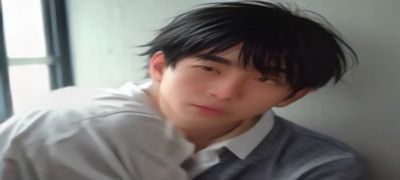 邪娠娼馆角色沉渊的人物形象，面容苍白的男性，眼神中带有深沉的疲倦